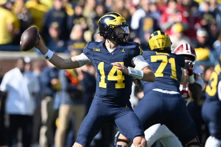 Hoover's TD run lifts No. 6 Indiana to 13-6 OT win at Michigan, its 1st win at Big House since 1967